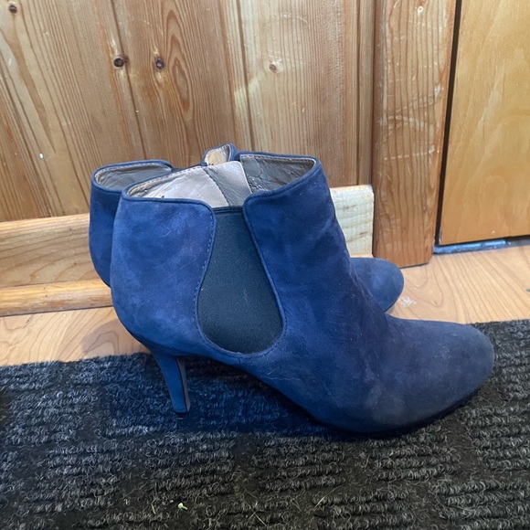 Nine West blue suede boots - Picture 1 of 3